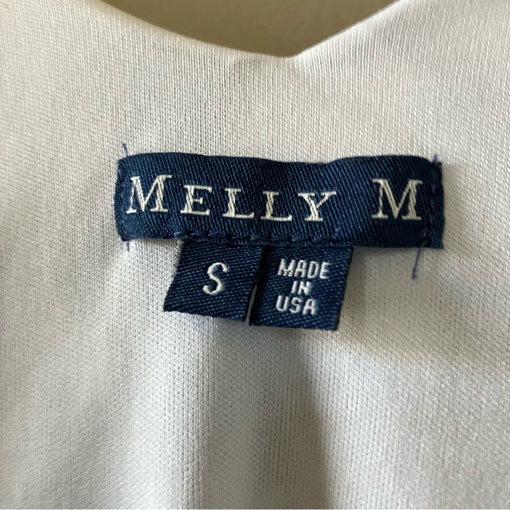 Melly M Green and Blue Patterned Mini Dress - Picture 4 of 8